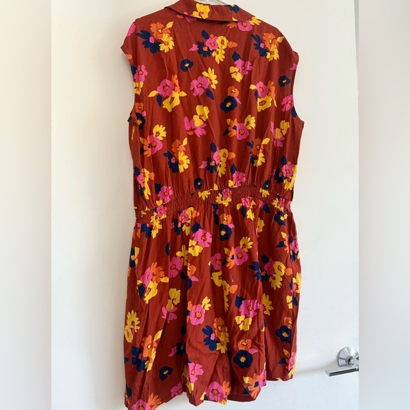 Modcloth Floral Belted Romper Size 3X - Picture 4 of 5